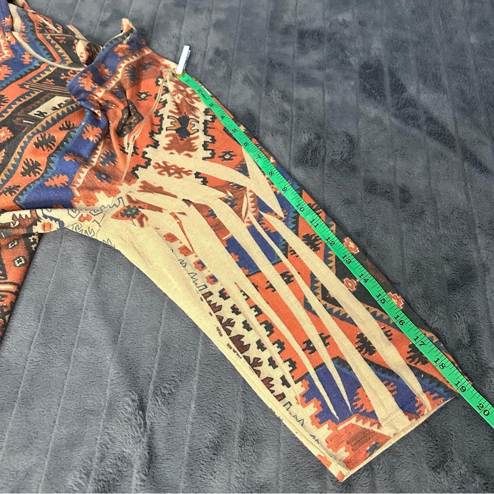 EUC Fresh of LA Bohemian Geometric Print Dress Multicolor Size 2X - Picture 10 of 14
